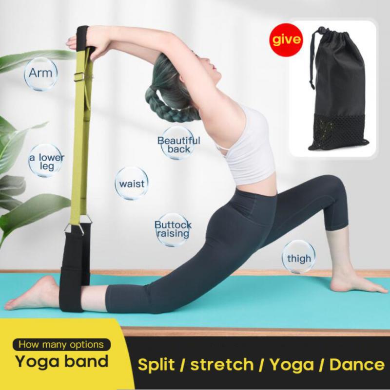 Yoga Training Fitness Stretching Tension Band Tension Rope Split Training Splits Elastic Stretch Belt Strength Resistance Bands