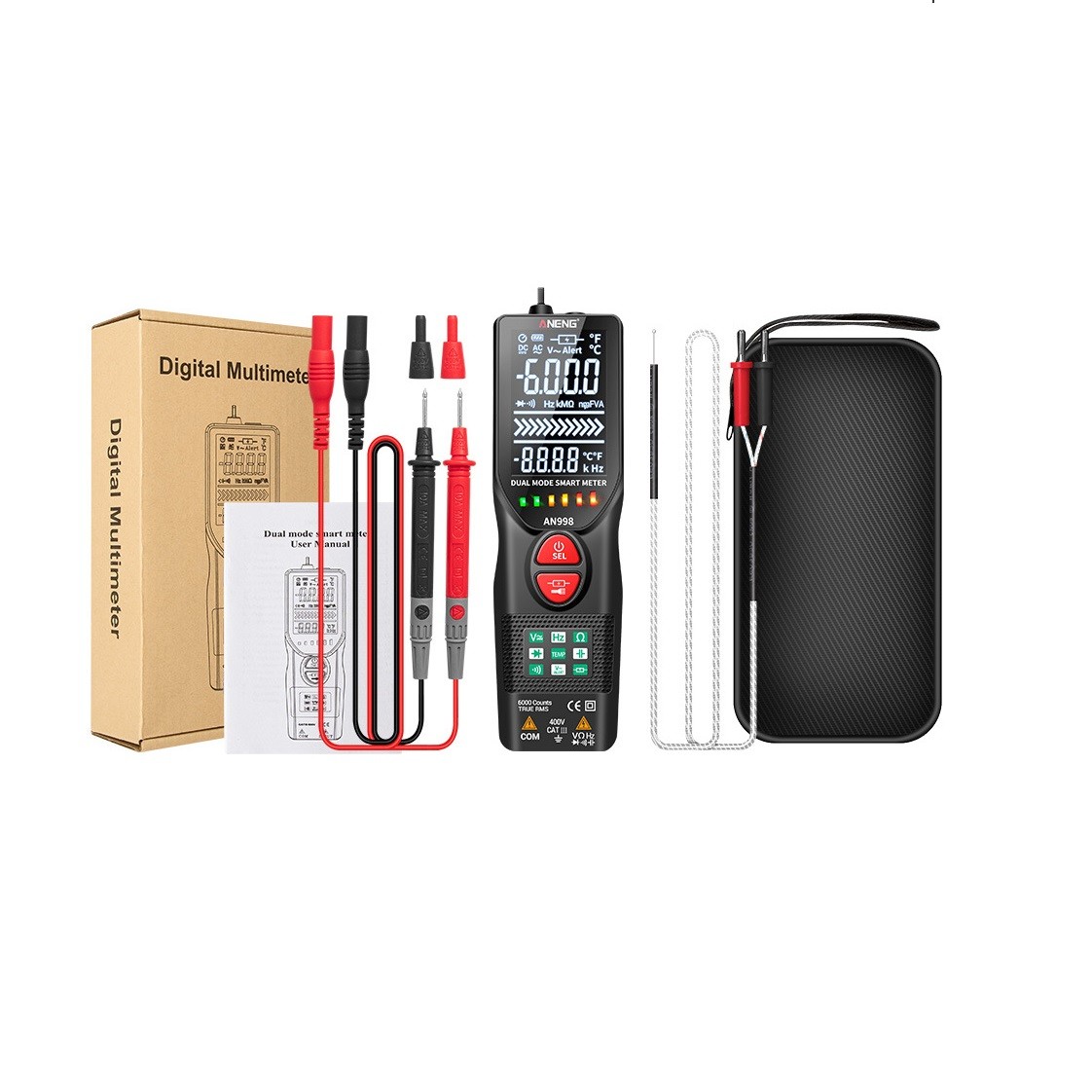 AN998 Automatic Digital 6000 Counting Multimeter AC/D Voltmeter Tool For Electric Testing Hand Tools