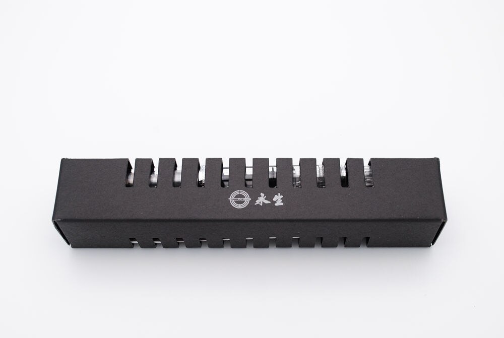 Wing Sung 618 Toso Piston Fountain Pen Transparent F Nib Ink Pen