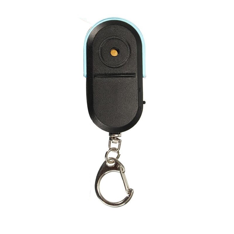 Mini Anti-Lost Key Finder Key Locator Fluitje Key Finder Knipperende Piepen Remote Lost Key Finder Locator Met LED licht Compact: Blauw