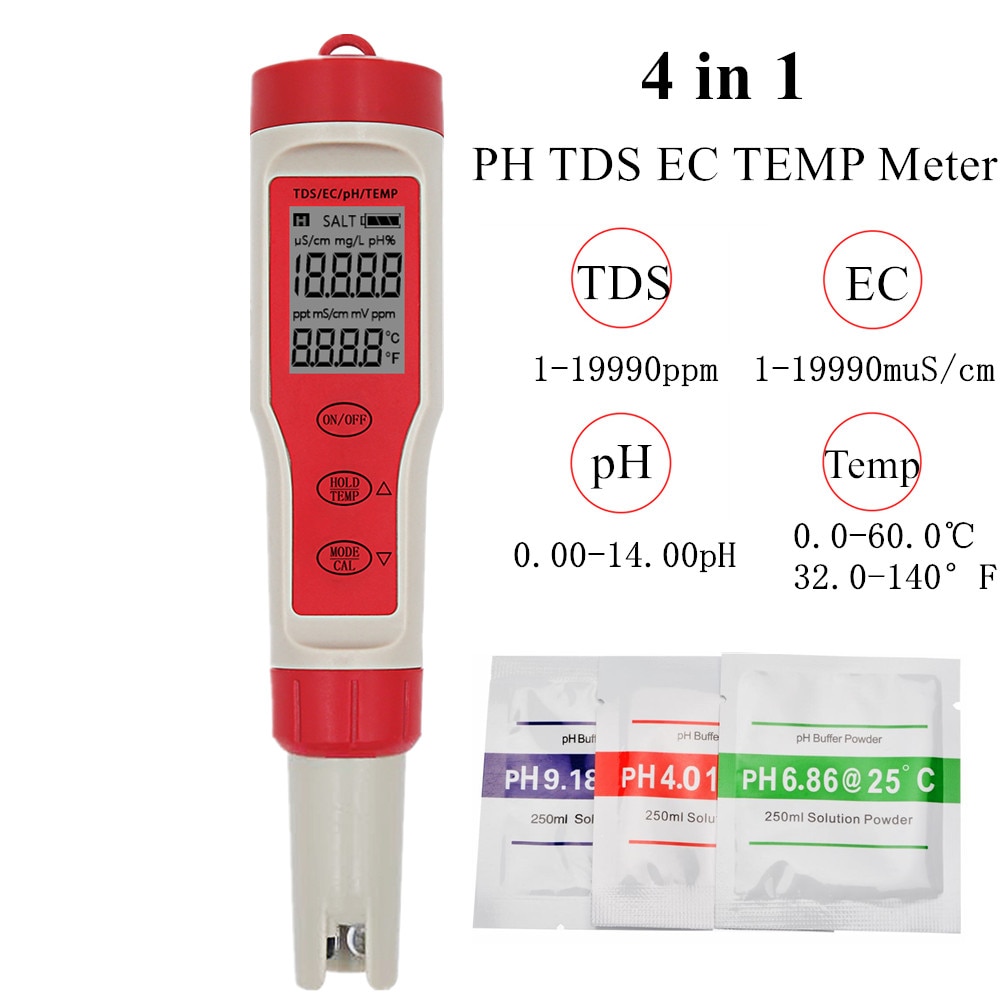 Waterdichte Ph Pen Meter Portable Digitale Ph Tester Voor Aquarium Pool Water Wijn Urine Laboratorium Automatische Kalibratie 30% Off