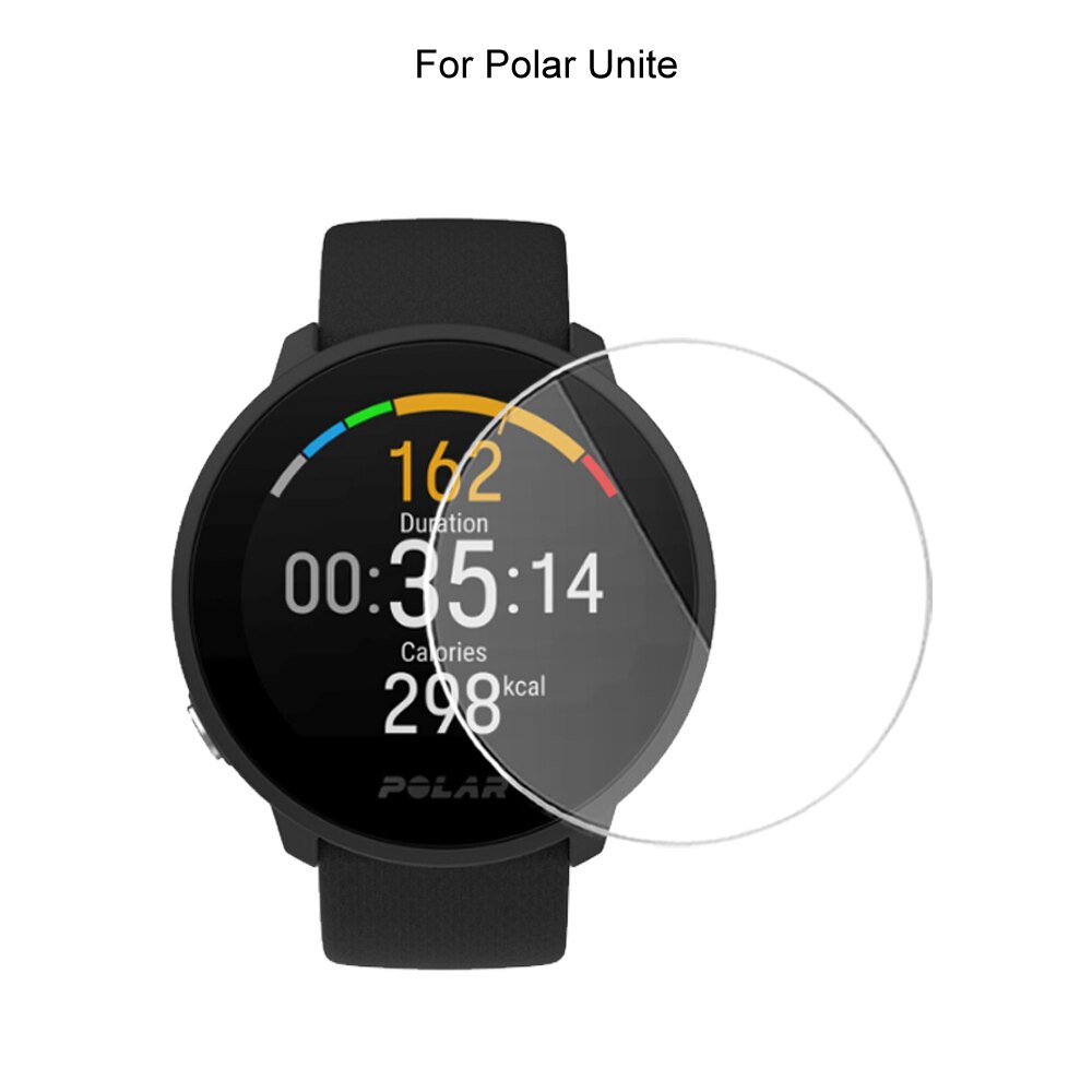 For polar unite smart watch skjermbeskytter 2.5d beskyttende herdet glass beskyttende film eksplosjonssikker