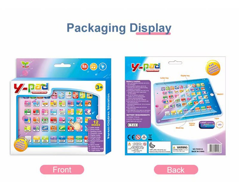 FrüHenne Lernmaschine Lernen Lesen Maschine Englisch Chinesische Pädagogisches Spielzeug freundlicher berühren Baby Tablette Pad Für freundlicher freundlicher