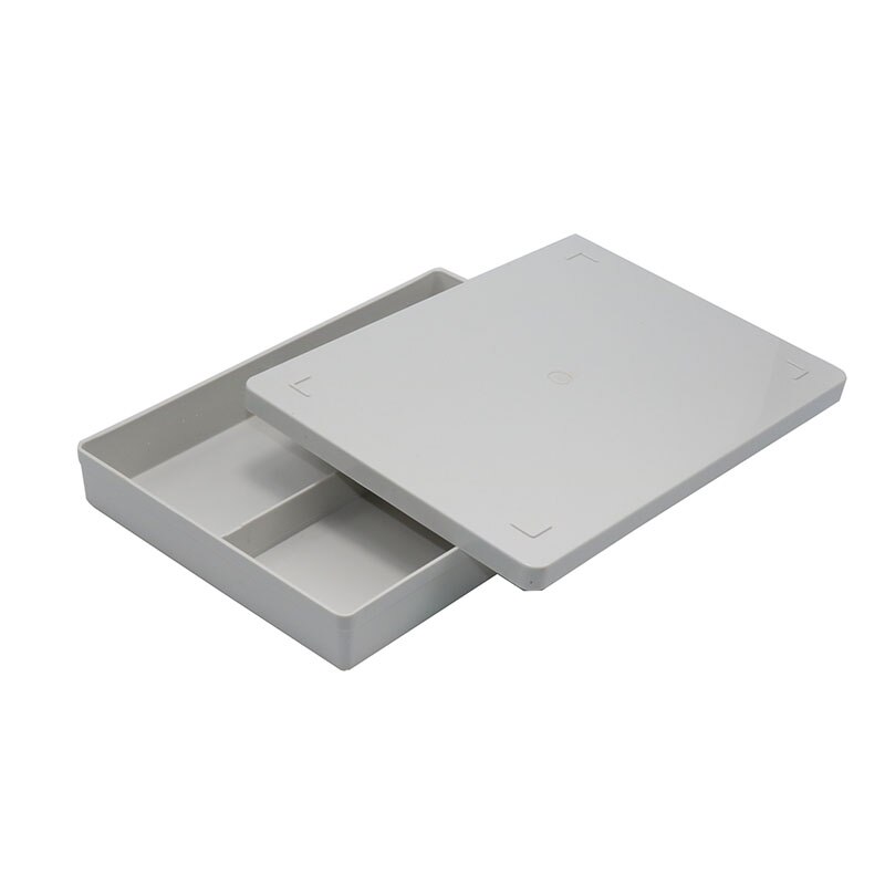 Simple style 4 grid storage box plastic box school stationery box home decoration loose supplies storage box