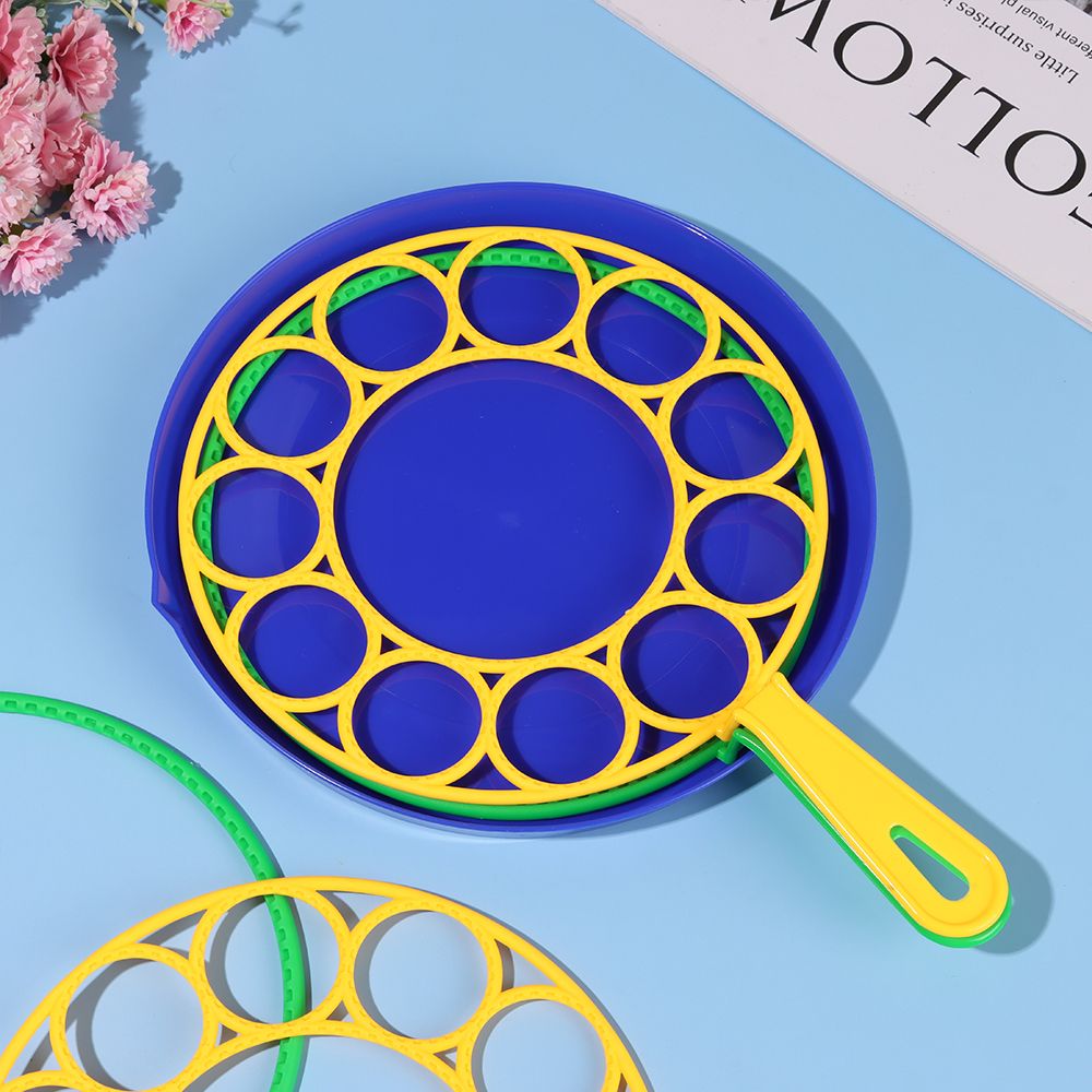 Soap Bubble Maker Blower Set Big Bubble Dish Outdoor Funny Toys Bubble Machine Blowing Bubble Tool