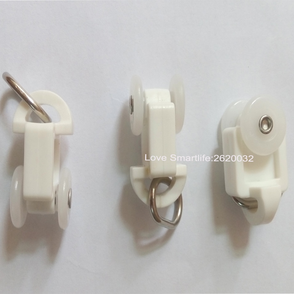 Dooya Gordijn Spoor Lopers voor Smart Home Rechte Gordijn Spoor Algemeen Katrol Elektronische Gordijn Accessoire 20 PCS