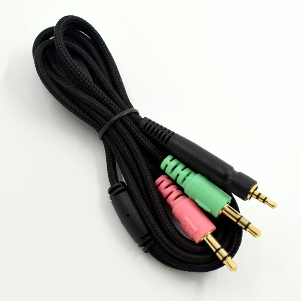 Connected Replacement Durable Detachable Adapter Audio Copper Game Accessories Practical Headphones Cable For Senheiser GSP350