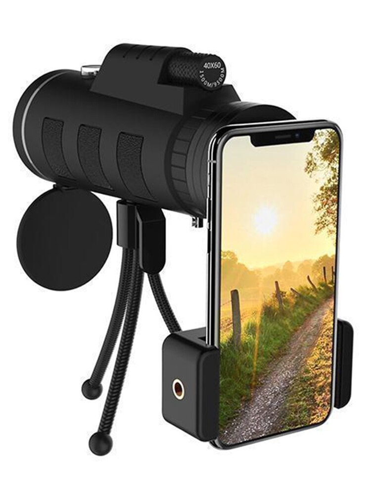 Lente Monocular con Zoom para teléfono móvil, lente de cámara telescópica para Iphone 11, 8, 7 Plus, macro