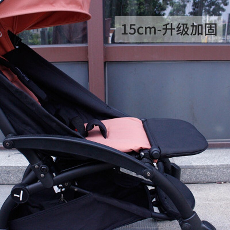 Babyzen Yoyo + Yoya – marchepieds extensibles pour poussette de bébé, repose-pieds avec pédale, accessoires: black