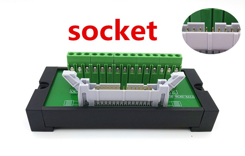 IDC30 ZC relay terminal PLC transfer terminal wiring board transfer board horns relay terminal station acquisition card