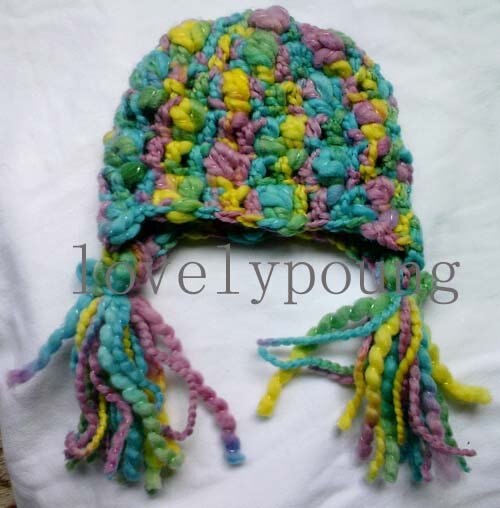 Babyhattar 100%  handgjorda ullhattar barnhatt moq 1pc