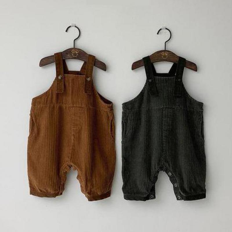 Herfst Winter Baby Overalls Kinderen Corduroy Overalls Slabbetje Broek Peuter Meisje Overalls Baby Boy Jumpsuit