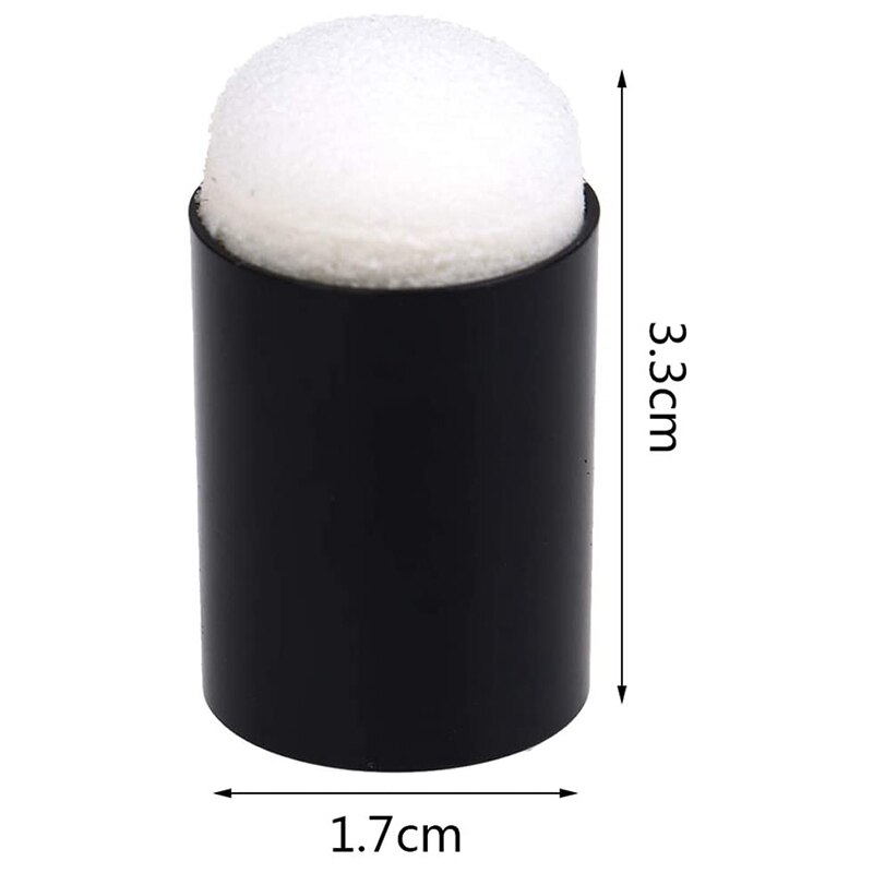 80Stck Finger Schwamm beschmieren Malerei Tinte Pad Stanzen Pinsel Handwerk fallen Kunst Werkzeuge mit Kasten Büro Schule Zeichnung DIY handwerk
