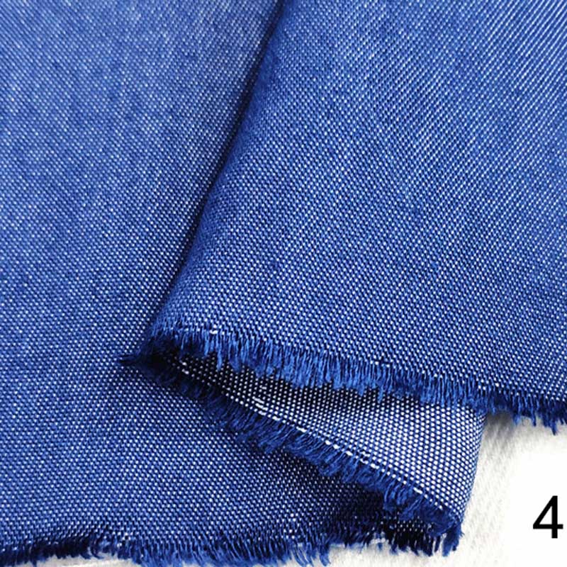 Denim nicht elasticsilk-wie Denim Schlauch Hemd stoffe waschen-freies seide-Unterhose bekleidungs stoffe: 4