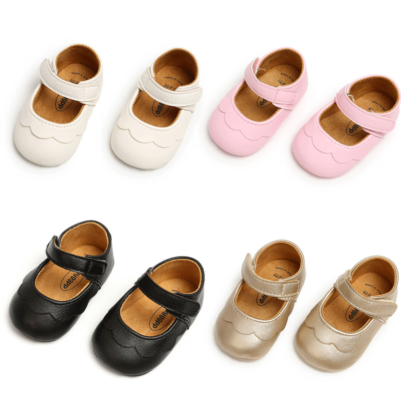 Leuke Lente Peuter Meisjes Jongens Wieg Schoenen Solide Flats Baby Prinses Boog-Knoop Casual Schoenen Maat 11-13