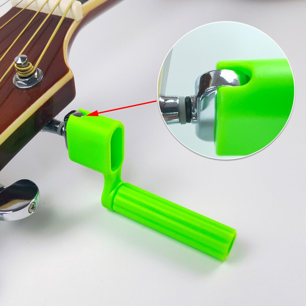 Guitare changeur de cordes enrouleur outil de remplacement pour ukulélé guitare électrique accessoires basse vert