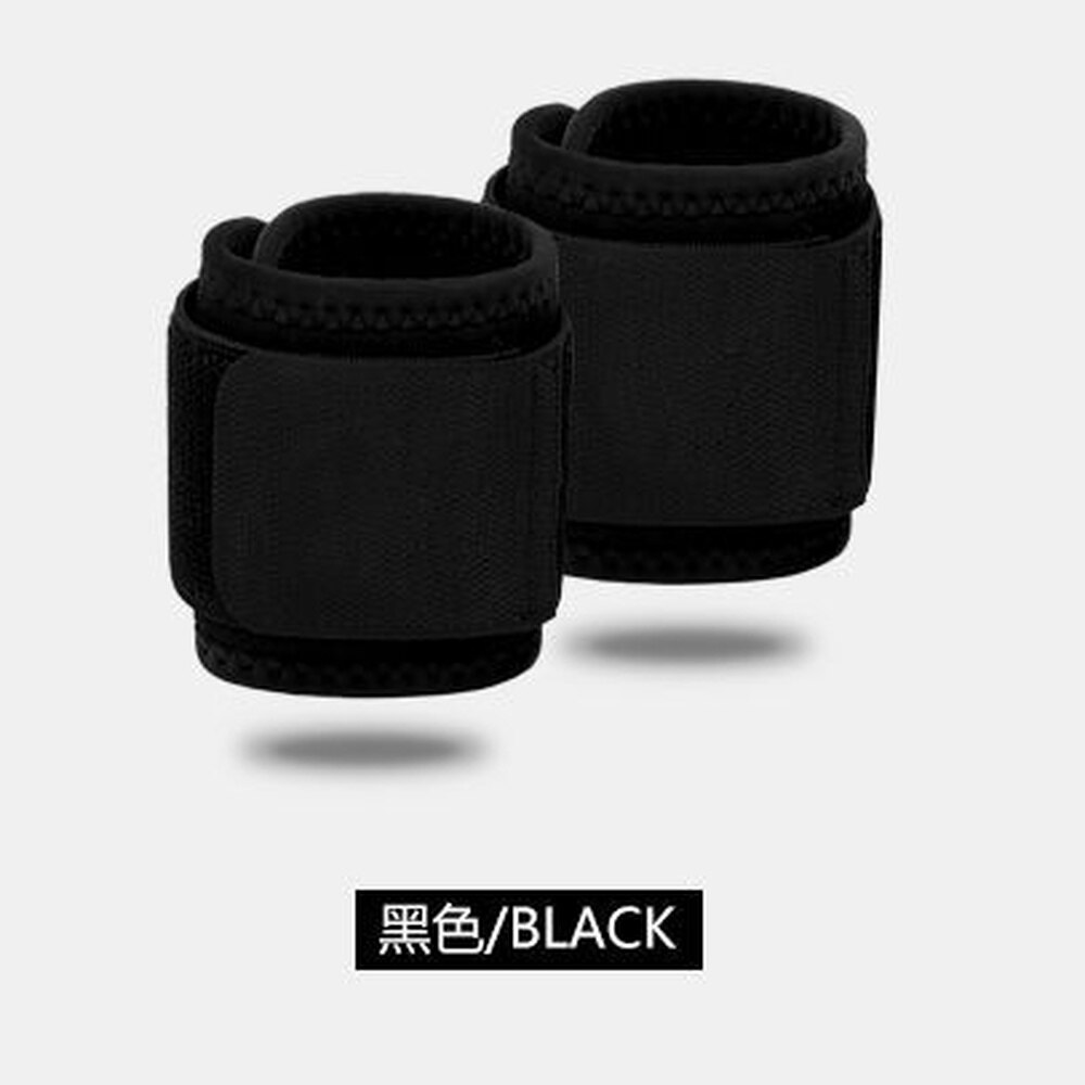 Adjustable Soft Wristbands Wrist Support Bracers For Gym Sport Basketball Carpal Protector Breathable Wrap Band: black