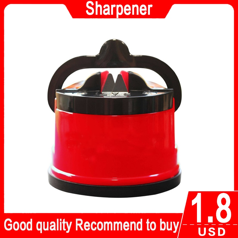Suction cup sharpener with patch Household sharpener Kitchen gadgets Quick sharpener Multi-function tool