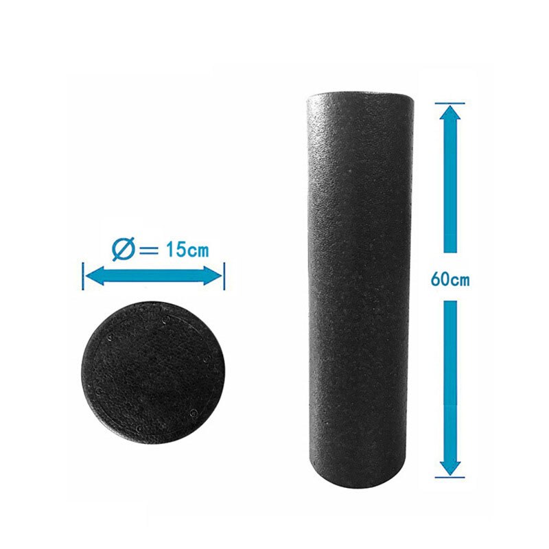 Epp pilates yoga block roller yoga skum eva fitness triggerpoeng skumrulle kroppsmassasjeøvelser gym trening svart