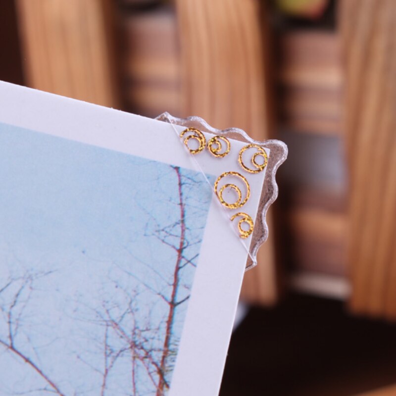 Pegatinas brillantes de PVC para esquinas de fotos, álbumes de burbujas con corazón de estrellas, marco de protección para esquinas, decoración, 10 hojas/780 Uds.