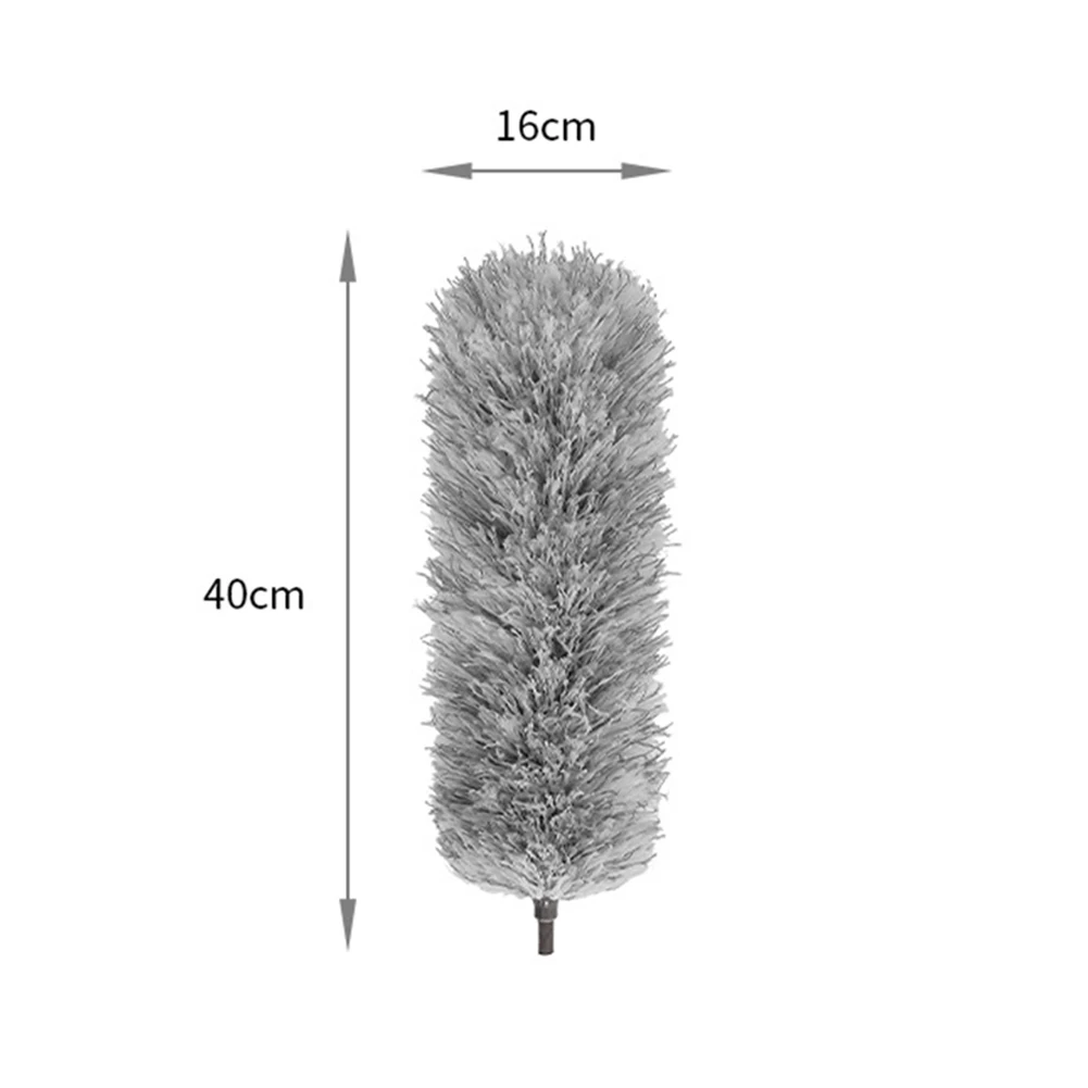 Microfiber Duster Extendable Duster Cleaner Brush Telescopic Ceiling Microfiber Brushes Bendable Dust Cleaning: SKY BLUE