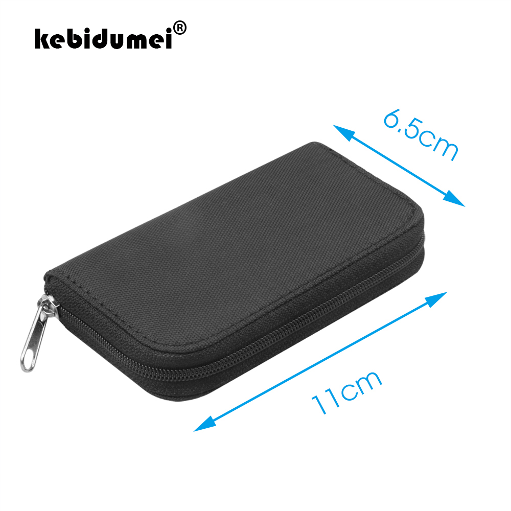 Bunte Speicher Karte Schutzhülle Organizer Kasten 22 Karte Orten Für SDHC MMC CF XD SD Speicher Karte Lagerung Tragetasche tasche