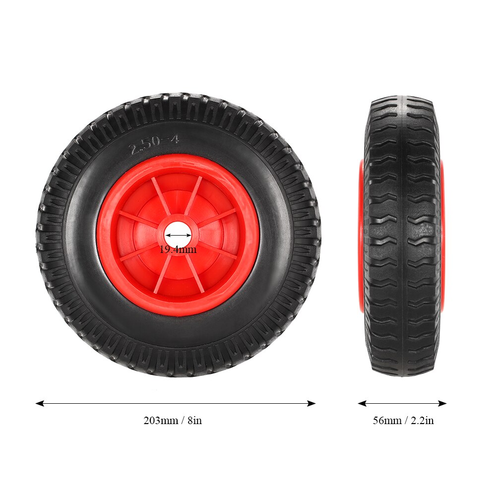 1pc 8&quot; / 10&quot; Kayak Cart Wheel Puncture-proof Tire Wheel for Kayak Canoe Trolley Cart Replacement Tire Boat Surfing