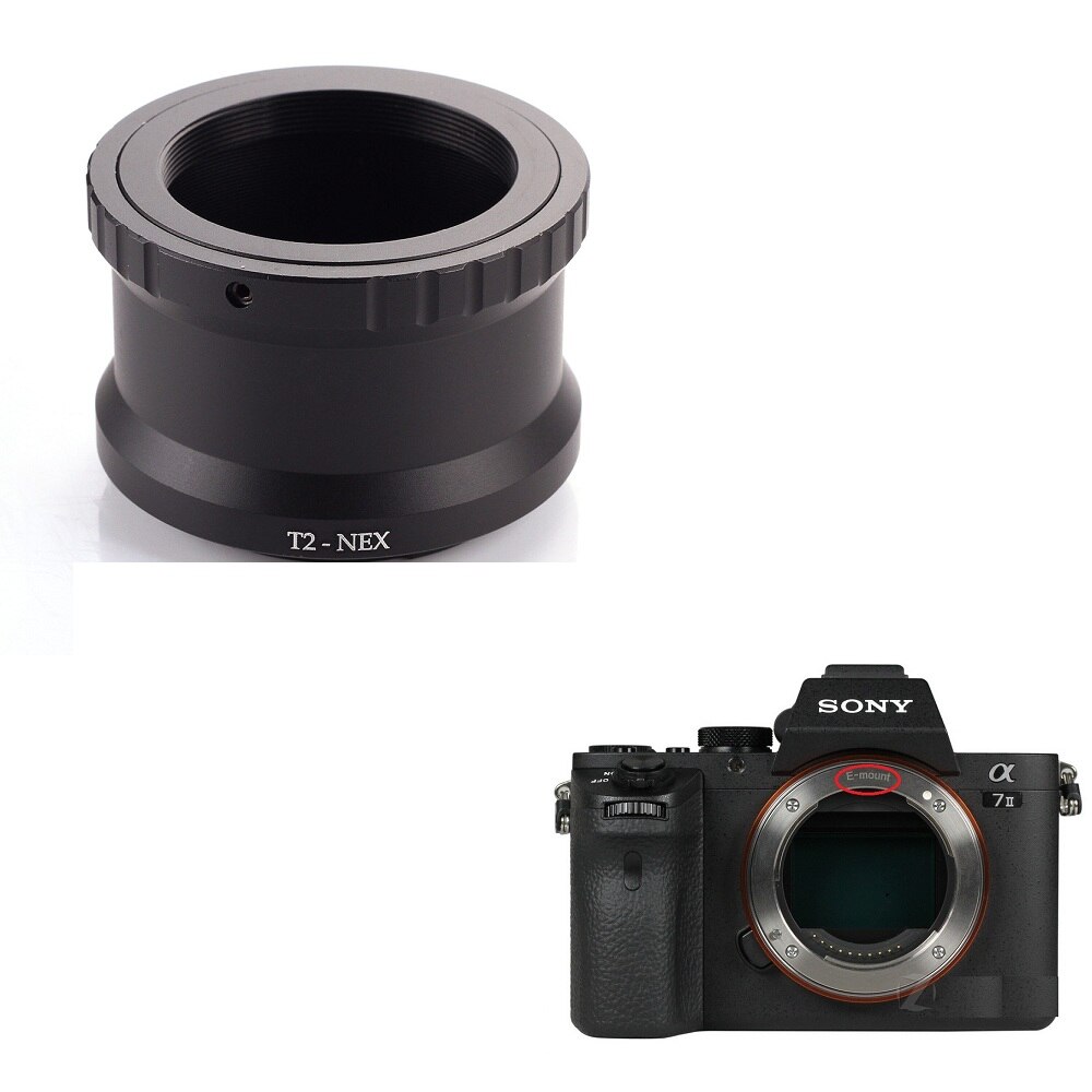 T2-NEX Tele Spiegel Objektiv Adapter Ring für Sony NEX E-montieren kameras NEX-5R/5N/5C ,NEX 3,NEX6 A6000,A7,A7R,A7M2,A7R2,A6300