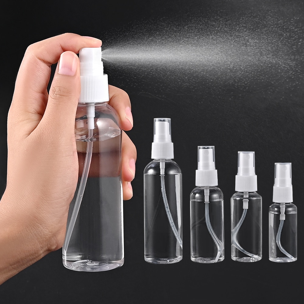 20/30/50/100Ml Hervulbare Flessen Draagbare Reizen Container Transparante Plastic Parfumflesje Verstuiver Lege Kleine spray Fles