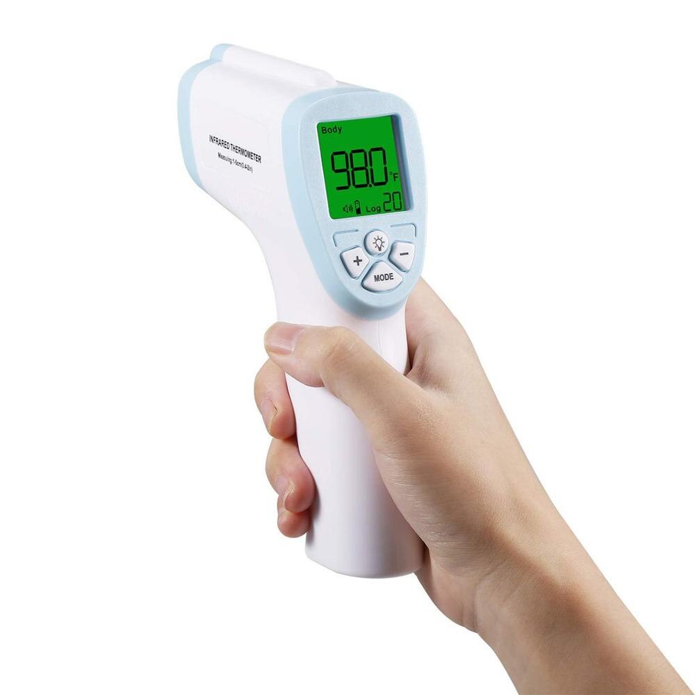 Thermometer Front Digitale Infrarood Temperatuur Meting Contactloze Kleur Verlichte Digitale Display