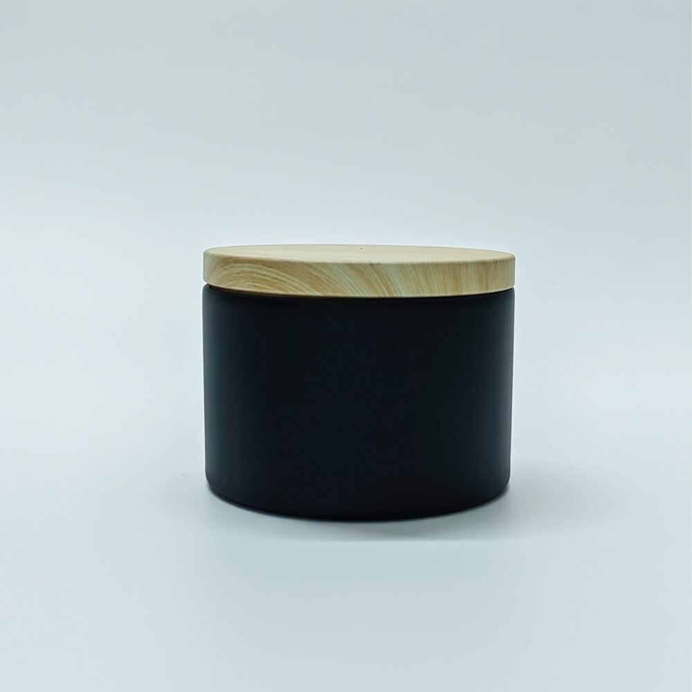 8oz 240ml Round Candle tins Empty Containers scented Candle Jars with lid Bulk for Candle Making Supplies Candy Tea Storage Box: black 2