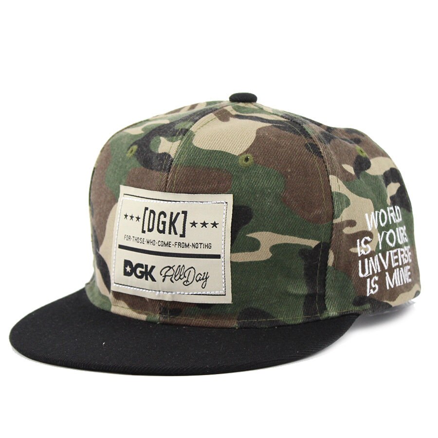 Dgk camouflage casual baseballkepsar hiphop skatekeps för män ben aba snapback solhattar goraas casquette för kvinnor  js060: Camo