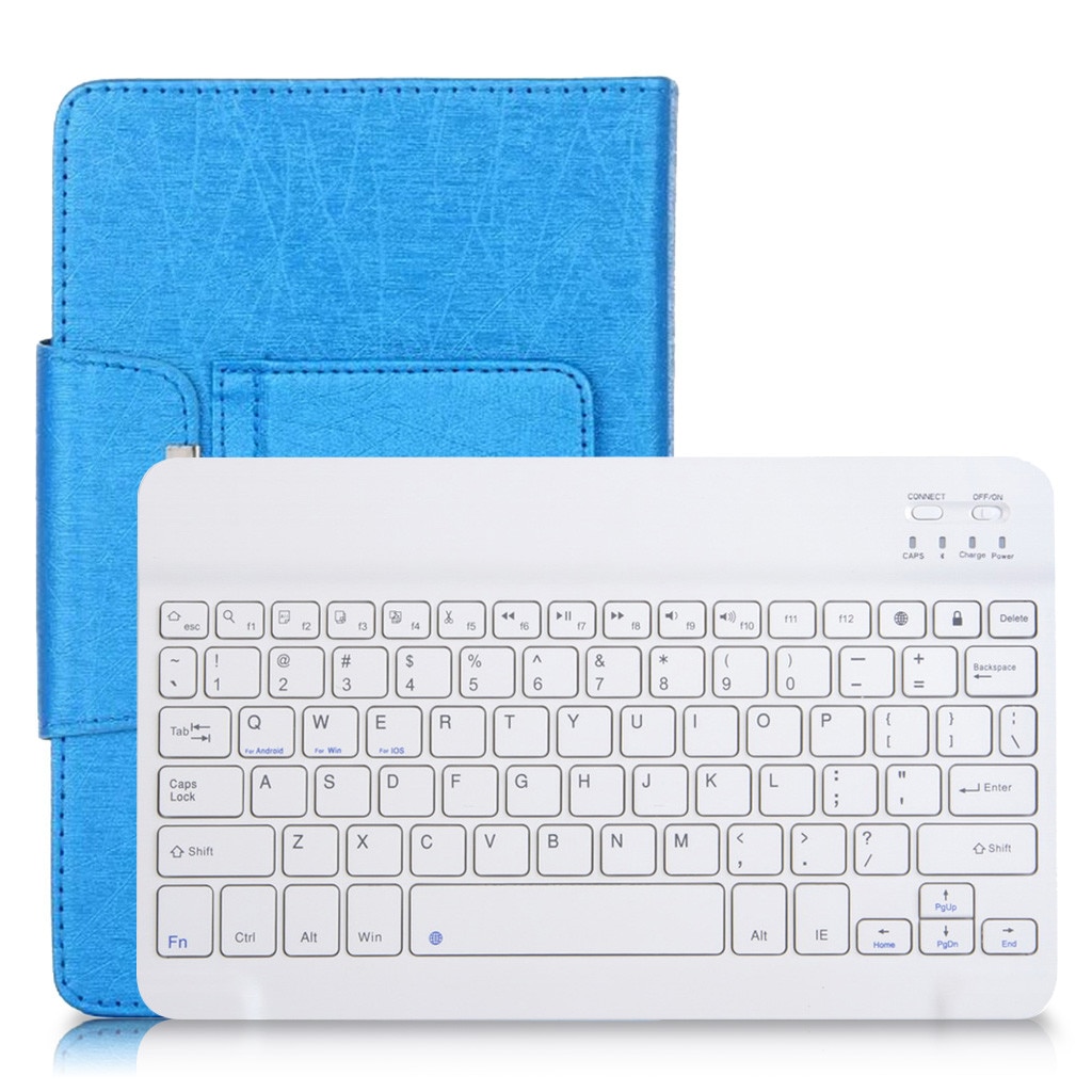 Pc Gaming Office Entertainment Laptop Accessories For 10 inch universal Detachable Bluetooth Keyboard Case Cover Stand: BU