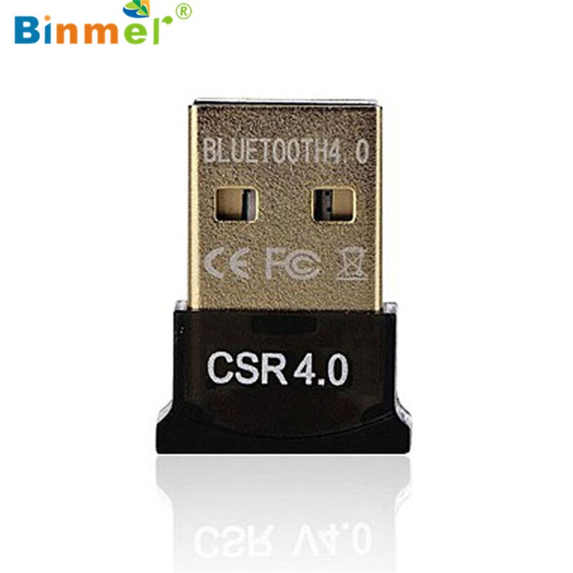 Binmer Mini USB Bluetooth V4.0 Dongle double sans fil adaptateur pour ordinateur portable PC Bluetooth Dongle Sep 13