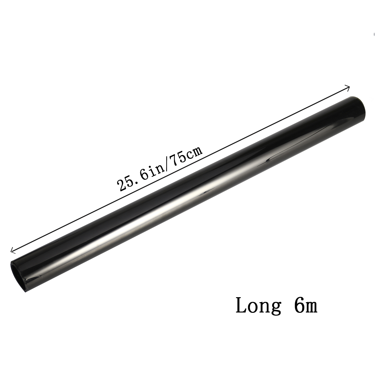 75cm × 6M Car Van Window Tint Film Universal Fit For Privacy & Sun Glare Heat Reduction Tinting Glass Sticker Window Sun Shade