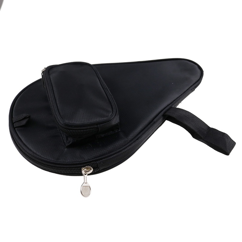 Portable Table Tennis Racket Bag Waterproof Table Tennis Racket Cover Paddle Ping Pong Paddle Pouch with Ball Case