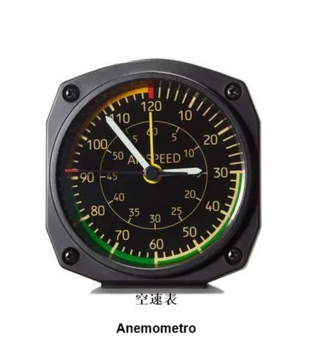 Aviation aviation clock, aircraft instrument clock, aviation simulation instrument alarm clock, simulation aircraft instrument: GRAY