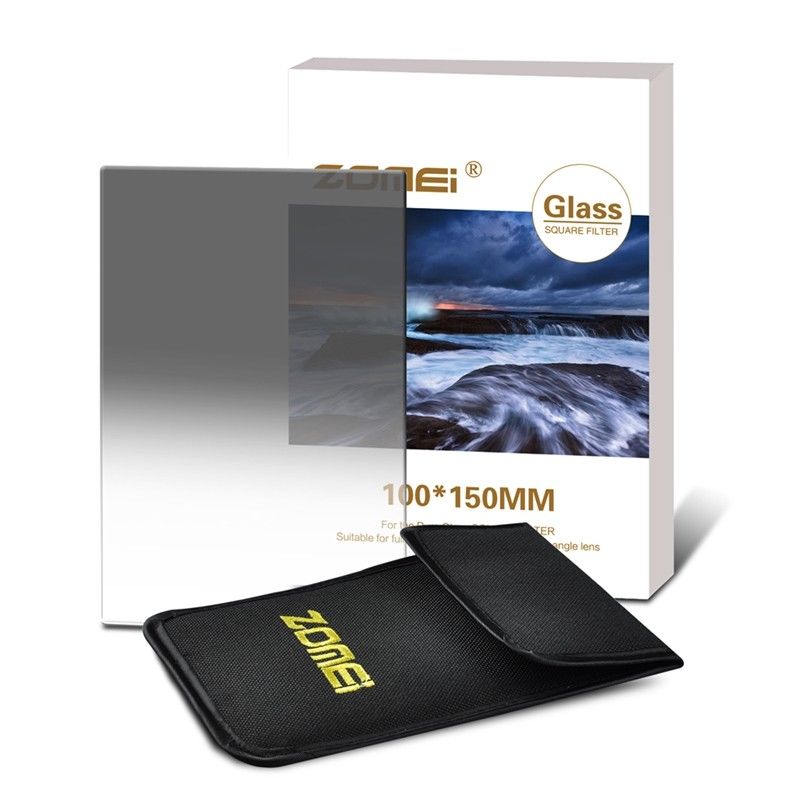 Zomei 100 x150mm Platz Absolvierte ND Filter Weich Grad ND2/ND4/ND8 Pro Optische Glas Filter für Cokin Z LEE Hitech 100mm Halter