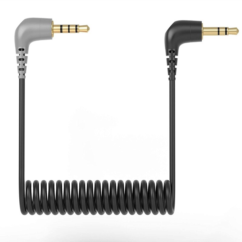 Cable adaptador de micrófono TRS a TRRS, 3,5mm