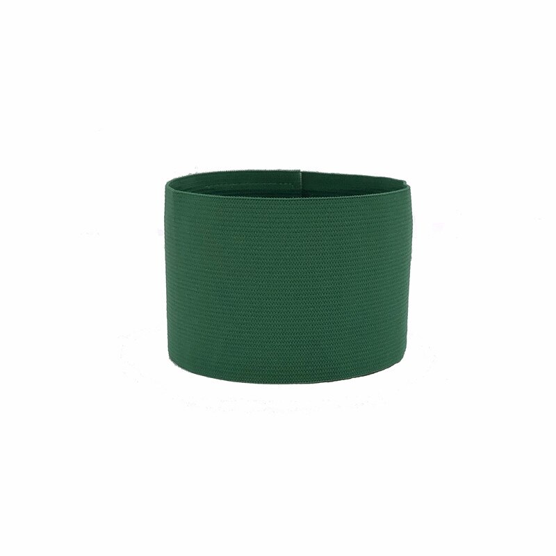 10 Pcs Fascia di Braccio del Leader Concorrenza Calcio Capitano Bracciale Calcio Capitano Bracciale Mourning di Attività del Gruppo di Estensione Bracciale: Dark green