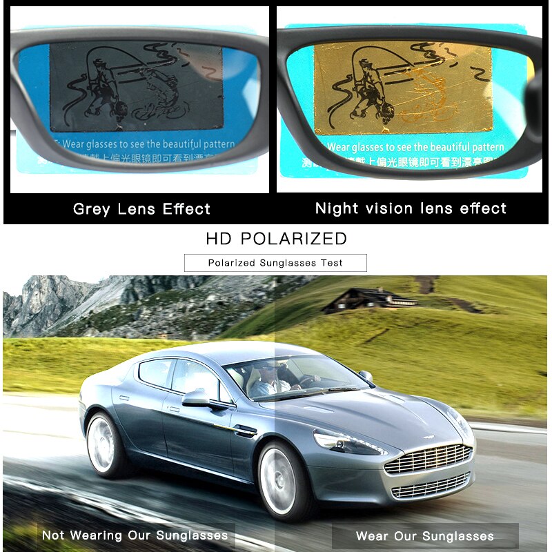 Sport Gepolariseerde Zonnebril Polaroid Zonnebril Goggles UV400 Winddicht Zonnebril Voor Mannen Vrouwen Vissen Retro De Sol Masculino