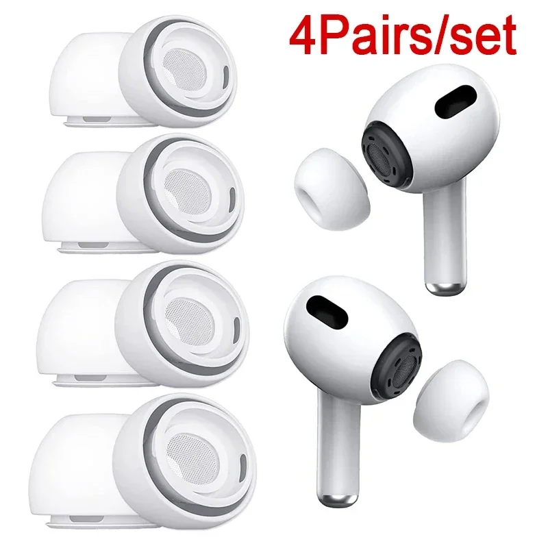 Weiche Silikon-Ohrstöpsel für Airpods Pro 1/2, schützende Ohrhörer-Abdeckung mit Rauschunterdrückungsloch, Ohrpolster für Apple Air Pods Pro
