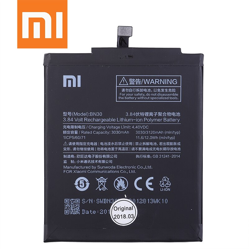 Original xiaomi 4a nota 3 3 pro 3 s 3x 4x bateria redmi 4a 3 s 4x mtk helio x20 nota 4 global snapdragon 625 bateria + ferramentas
