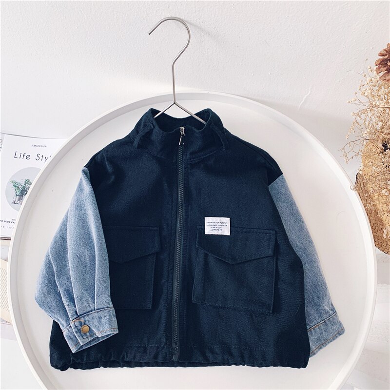 Jongen Jassen Fleece Kids Jassen Dikte Mode Kinderen Bovenkleding Winter Herfst 2022-022