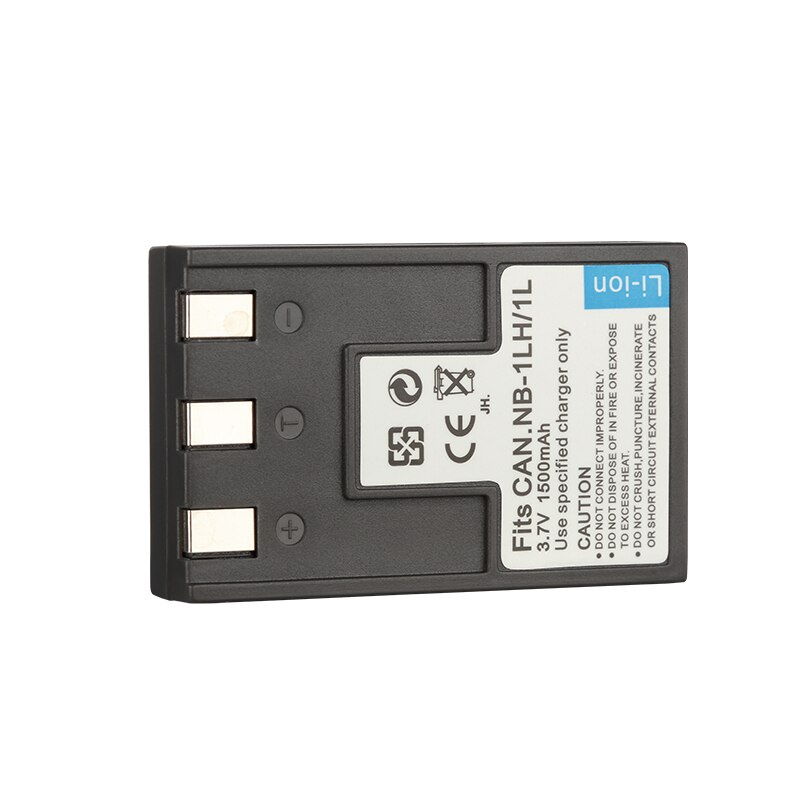 2 pièces Powerwin 1500mAh 3.7V NB-1L NB1L NB-1LH NB1LH Batterie pour Appareil Photo Numérique Canon LXUS300 LXUS330 LXUS400 S100 S110 S200 S300: Default Title