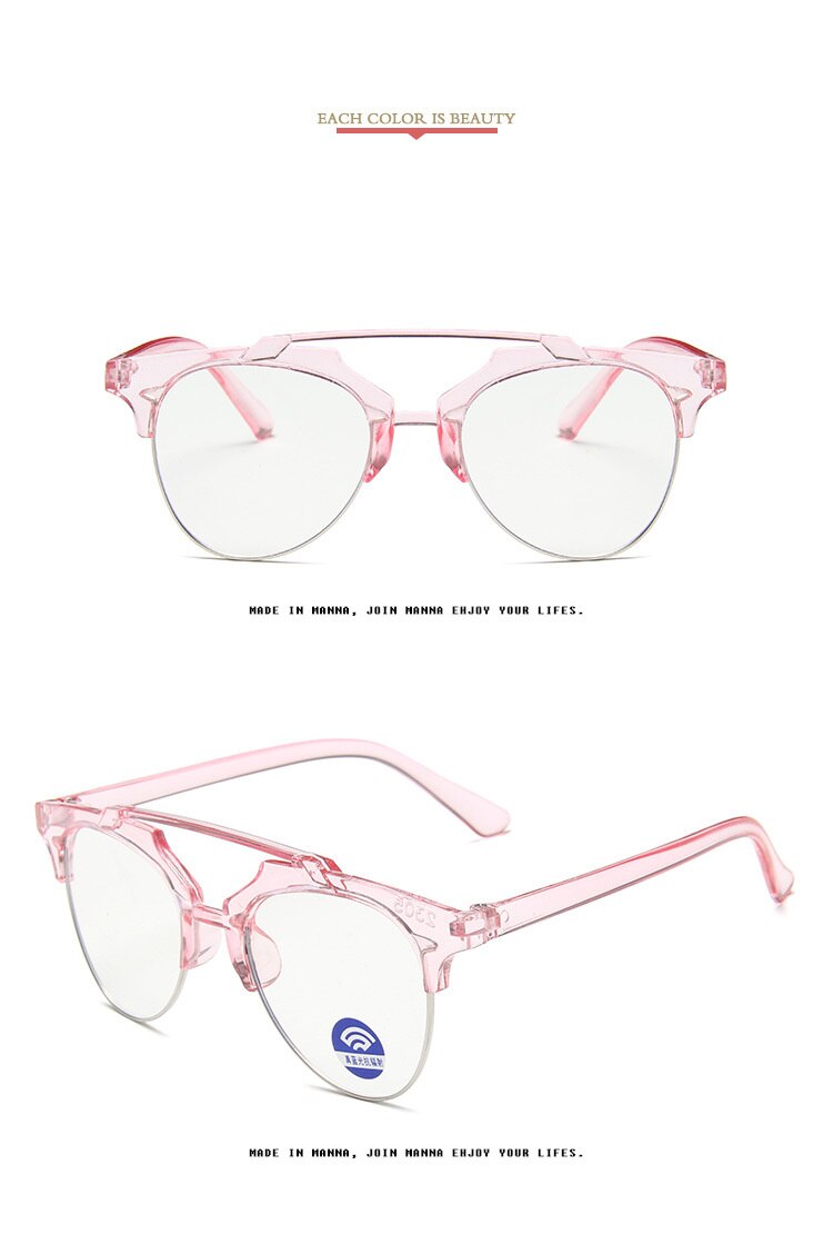 Gafas azul claro para niños para niño niña marco óptico infantil gafas de sol transparentes antideslumbrantes gafas graduadas por ordenador UV400: TR Pink