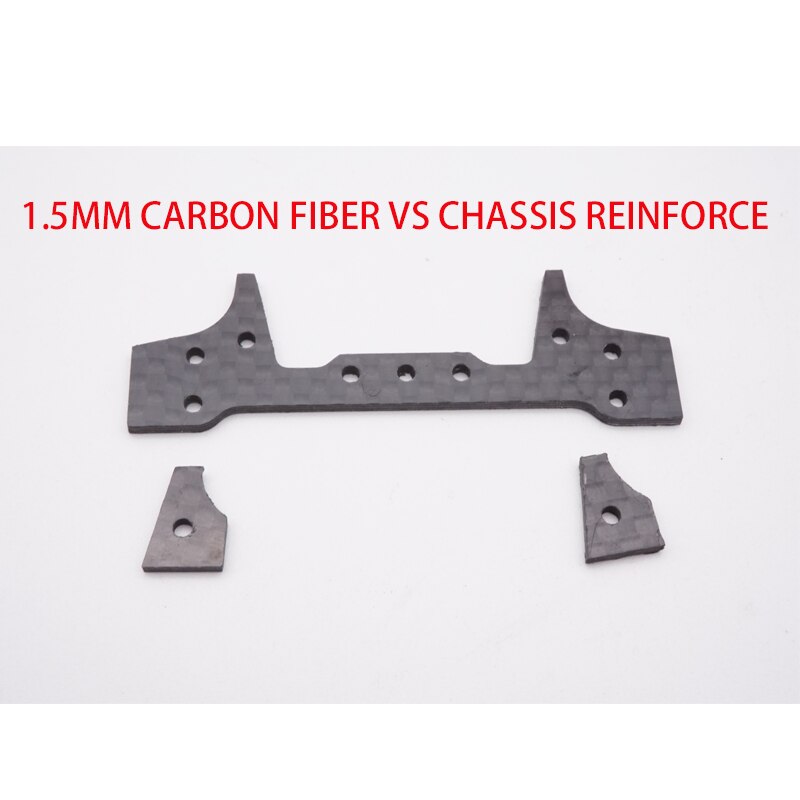 mini 4wd carbon 3mm/1.5mm for mini 4wd chassis VS reinforce set CNC model dumper front for tamiya mini4wd car racing