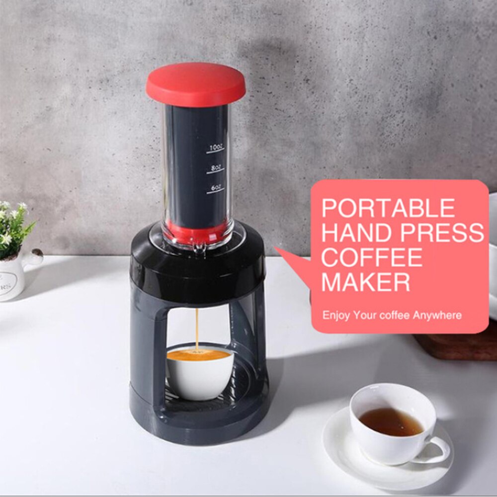Desktop Hand Pressure Drip Coffee Cup American Capsule Coffee Machine Manual Multiple Capsule Espresso Coffee Machine