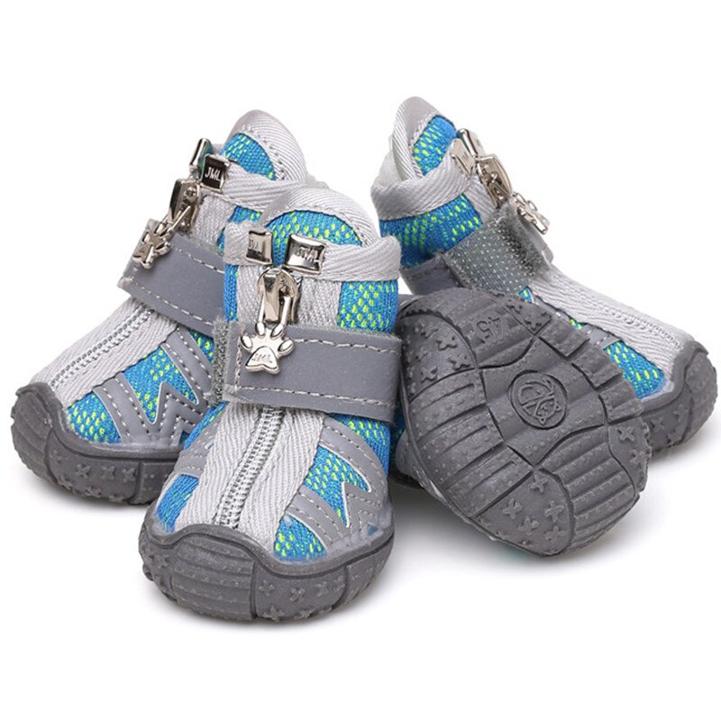 Chaussures en maille respirante pour animaux de compagnie, baskets d'extérieur antidérapantes pour chiens, petits, moyens et grands