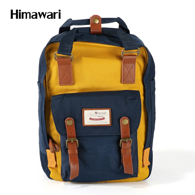 Himawari-Mochila de nailon impermeable para mujer, morral escolar de gran capacidad, bolso de viaje para ordenador portátil, no1
